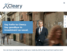 Tablet Screenshot of cleary.co.nz